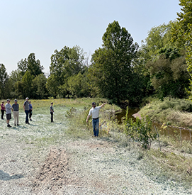 Jacob Reiff Park in Lower Salford Twp. was awarded a SRRF grant for a streambank restoration/stabilization project along the West Branch of Skippack Creek. Photo by the DRBC.