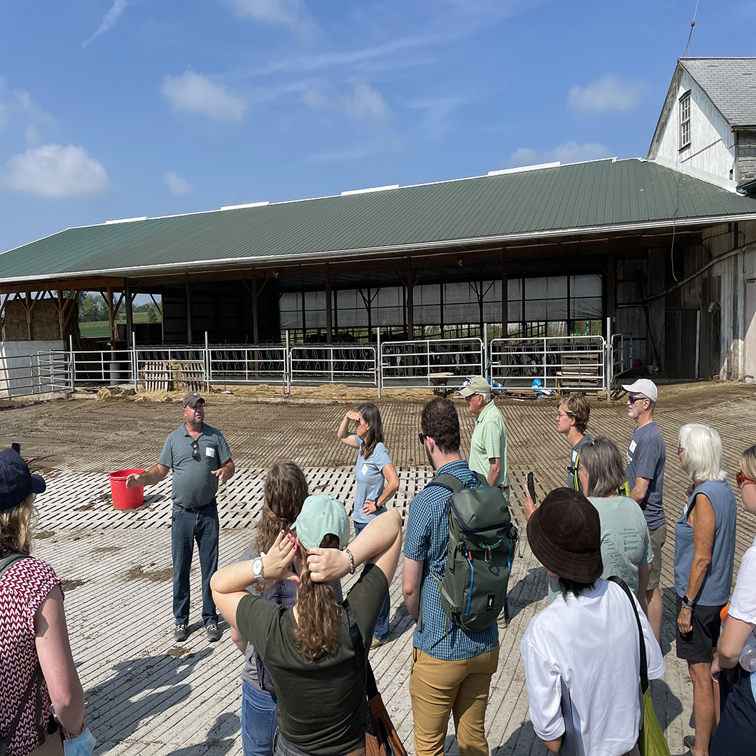 One of the stops on the tour was Willow Run Farm in Oley, Pa. Photo by the DRBC.