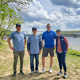 The DRBC Saturday Shad Fest Crew. Photo by the DRBC.