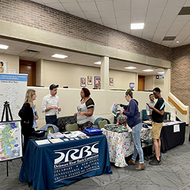 After the DRBC's public business meeting, we held a community resource fair at Rutgers-Camden. Photo by the DRBC.