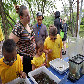 The Trenton Youth Fishing Derby is geared not just for kids, but for families. Photo by the DRBC.