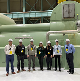 Attendees were broken down into smaller groups to tour the Limerick Generating Station. Photo by Constellation Energy.