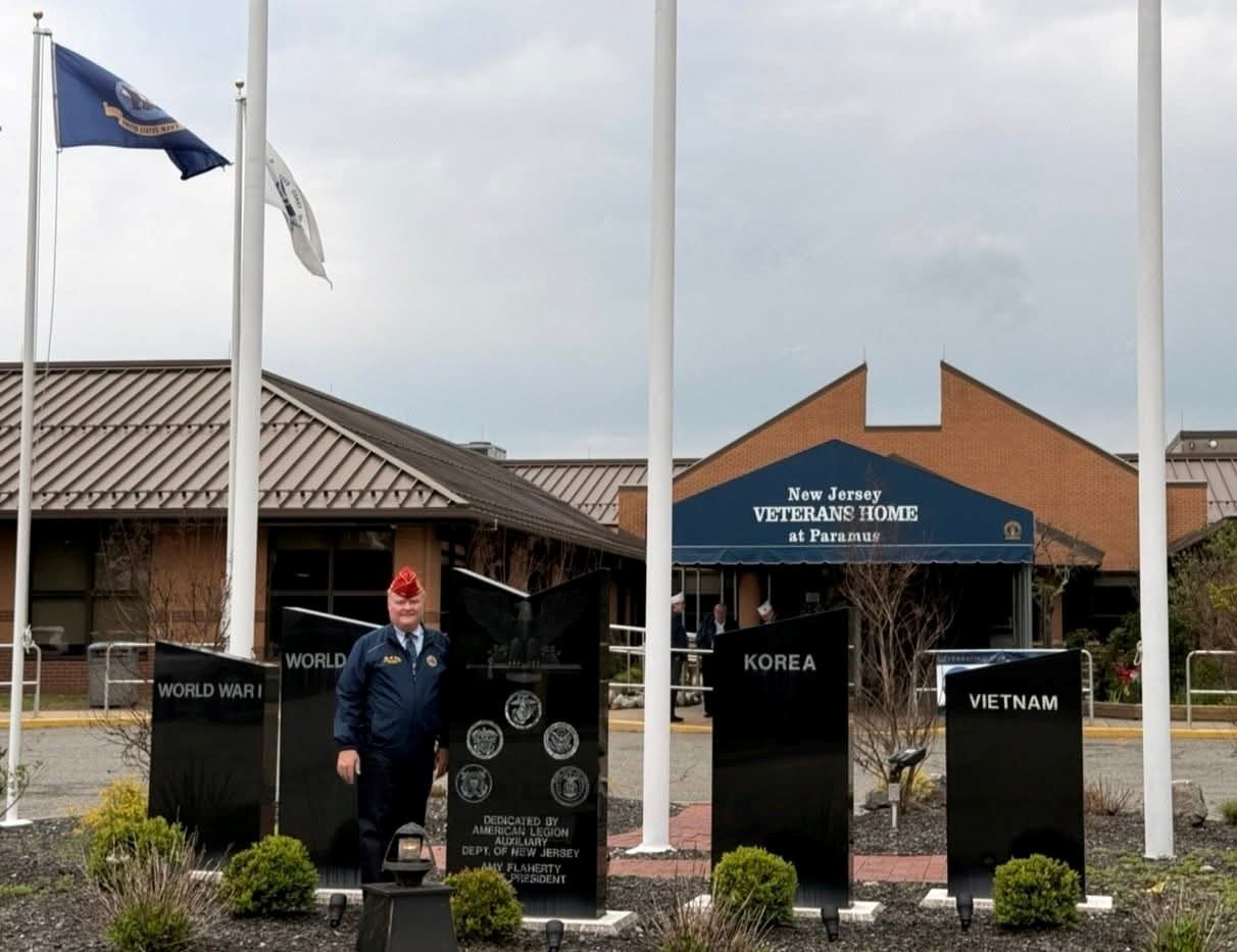 American Legion National Commander Dan Wiley visits the New Jersey Veterans Memorial Home at Paramus alongside members of his leadership team.