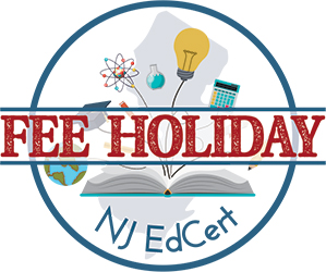 Logo: Fee Holiday NJEdCert
