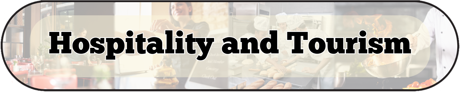 hospitality and tourism banner