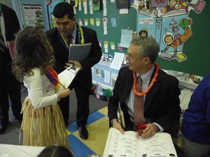 Harrington-Park-Superintendent-Dr.-Adam-Fried-and--Acting-Commissioner-Cerf-order-at-the-caefe