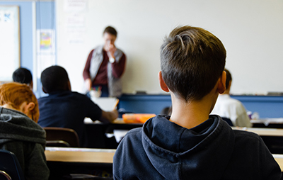 Students in class.