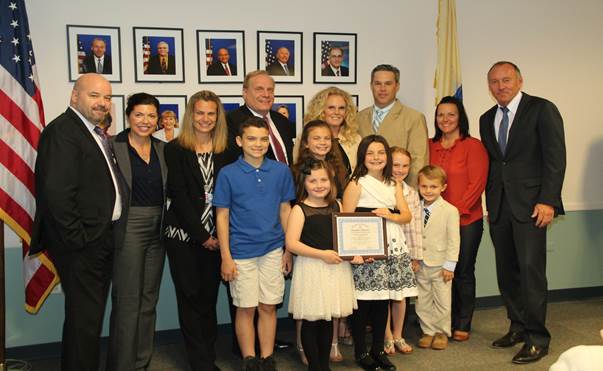 OCEAN  COUNTY BROOKE BROTHERSTON, MACKENZIE BROTHERSTON, KYAN SMITH, ZOEY SMITH, KAYLEIGH WATSON AND NATHAN WATSON LACEY KIDS FOR A CURE LACEY TOWNSHIP SCHOOL DISTRICT