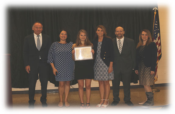 Photo of N.J. High School Business Student of the Year Valeria Syanchuk New Milford High School