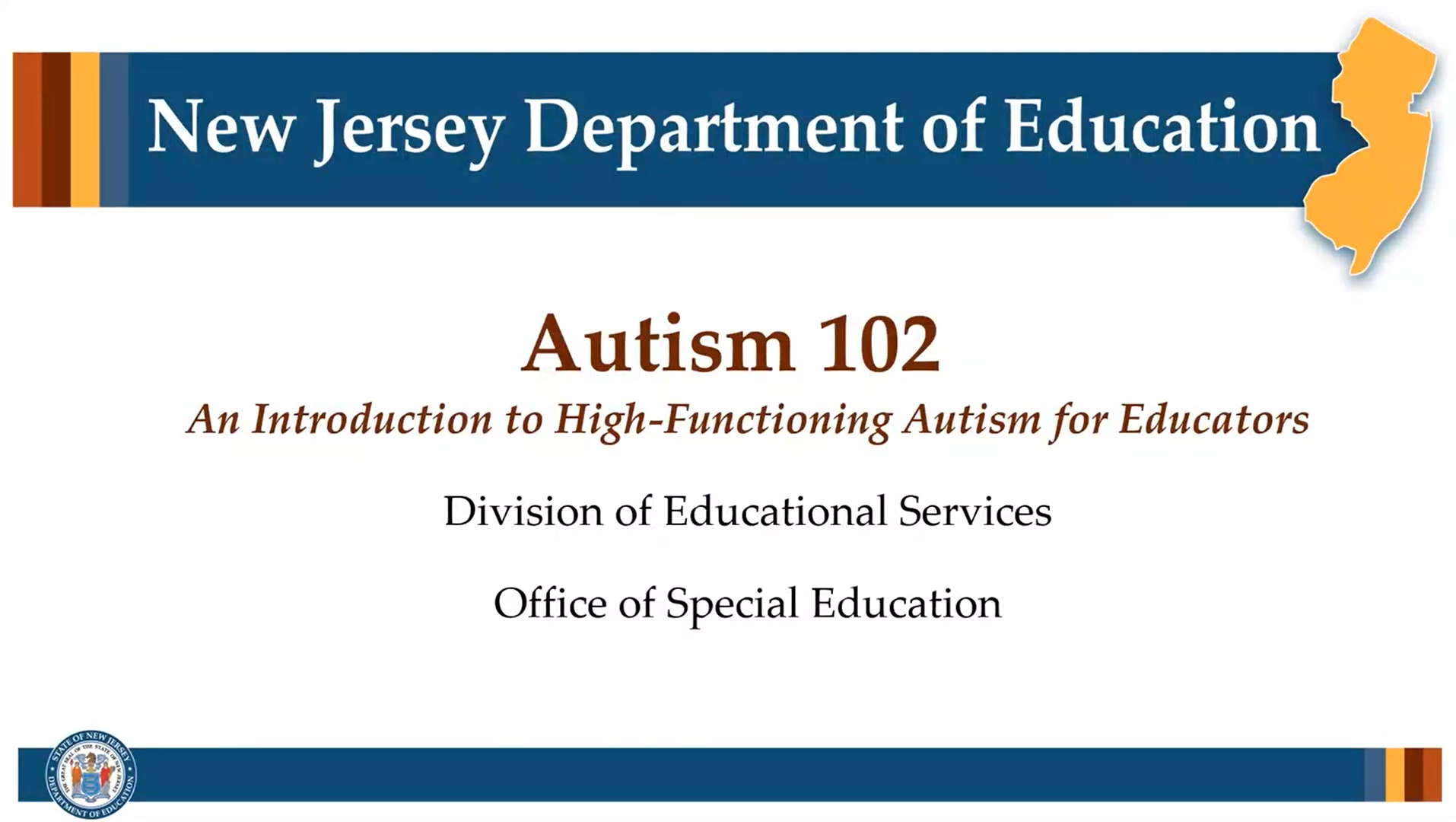 Autism102 youtube cover of powerpoint slides