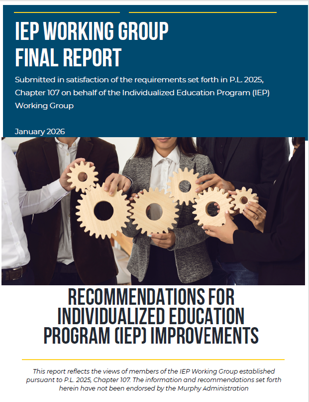 The Cover Page of the final report include a statement identifying the requirements of PL 2025, Chapter 107