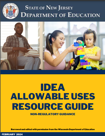 image of the cover page of the IDEA allowable uses resource document