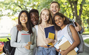 Five high school students