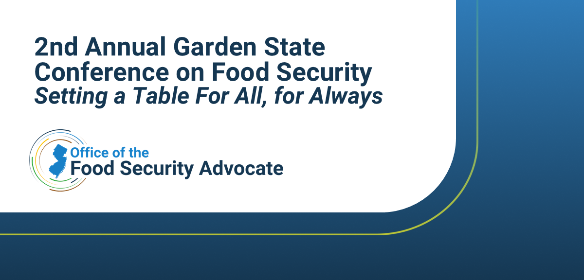 2025 Garden State Conference on Food Security Recording title card