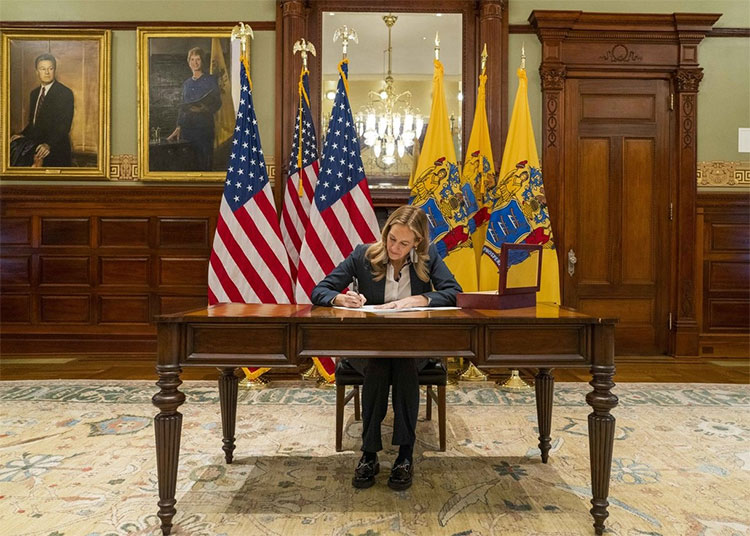 Gov. Sherrill signing EO