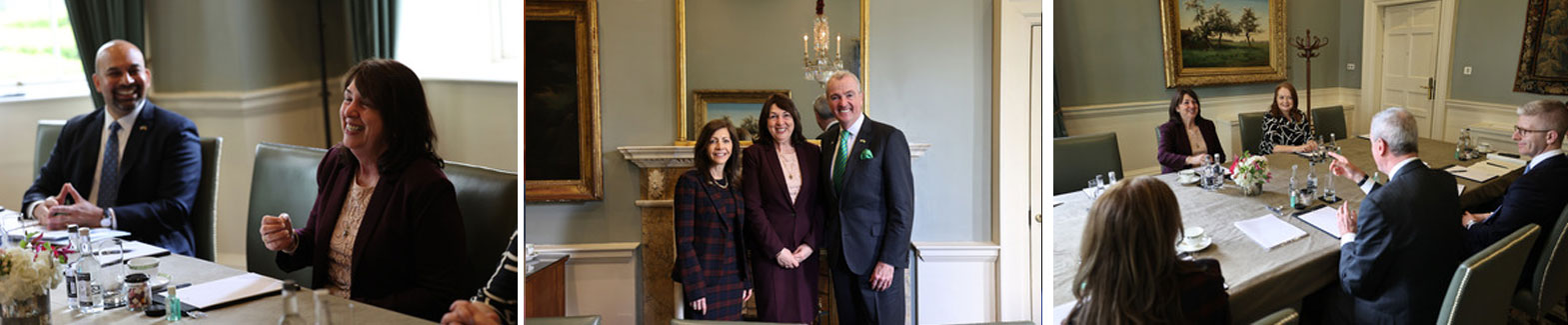 Photo: Governor Murphy and First Lady Tammy Murphy meet with U.S. Ambassador