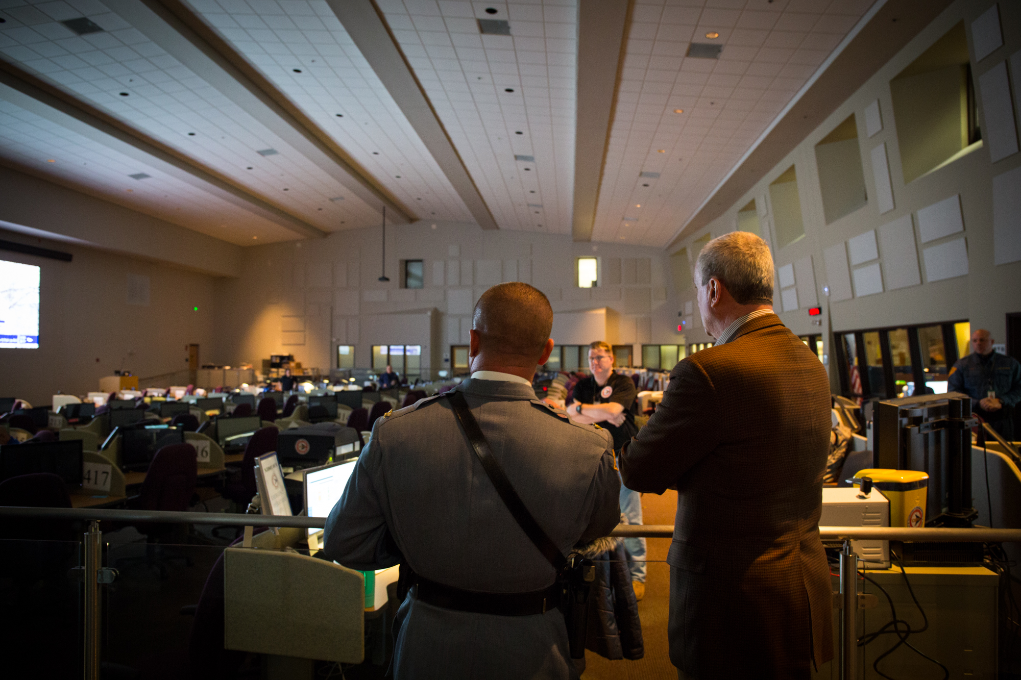 NJ Governor Murphy and Superintendent of the New Jersey State Police, Colonel Patrick Callahan