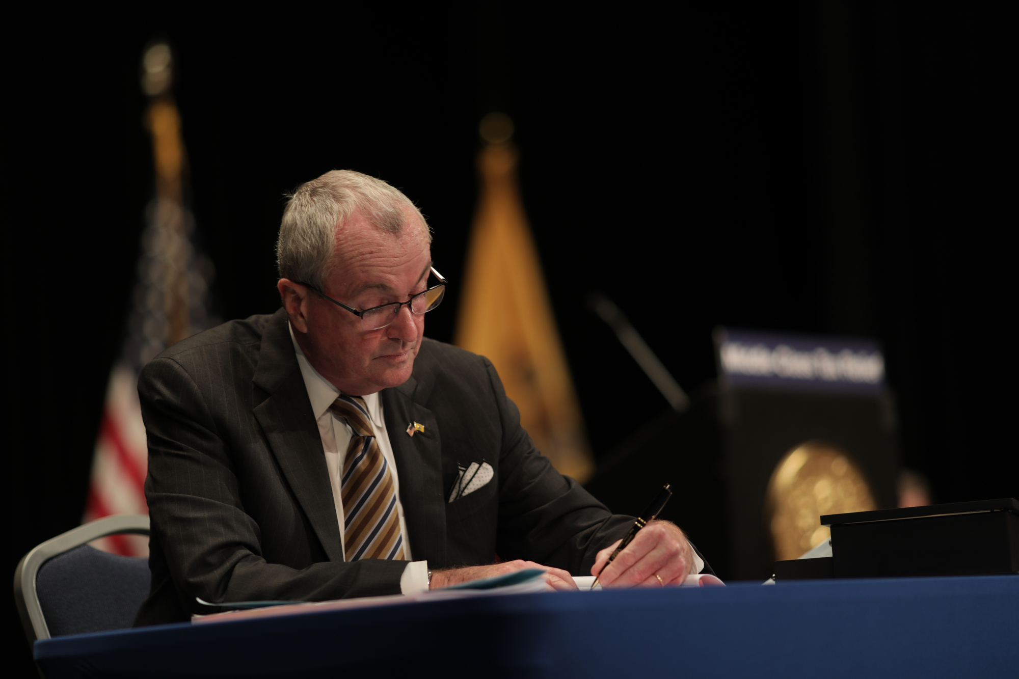 photo contans: Governor murphy Signing 