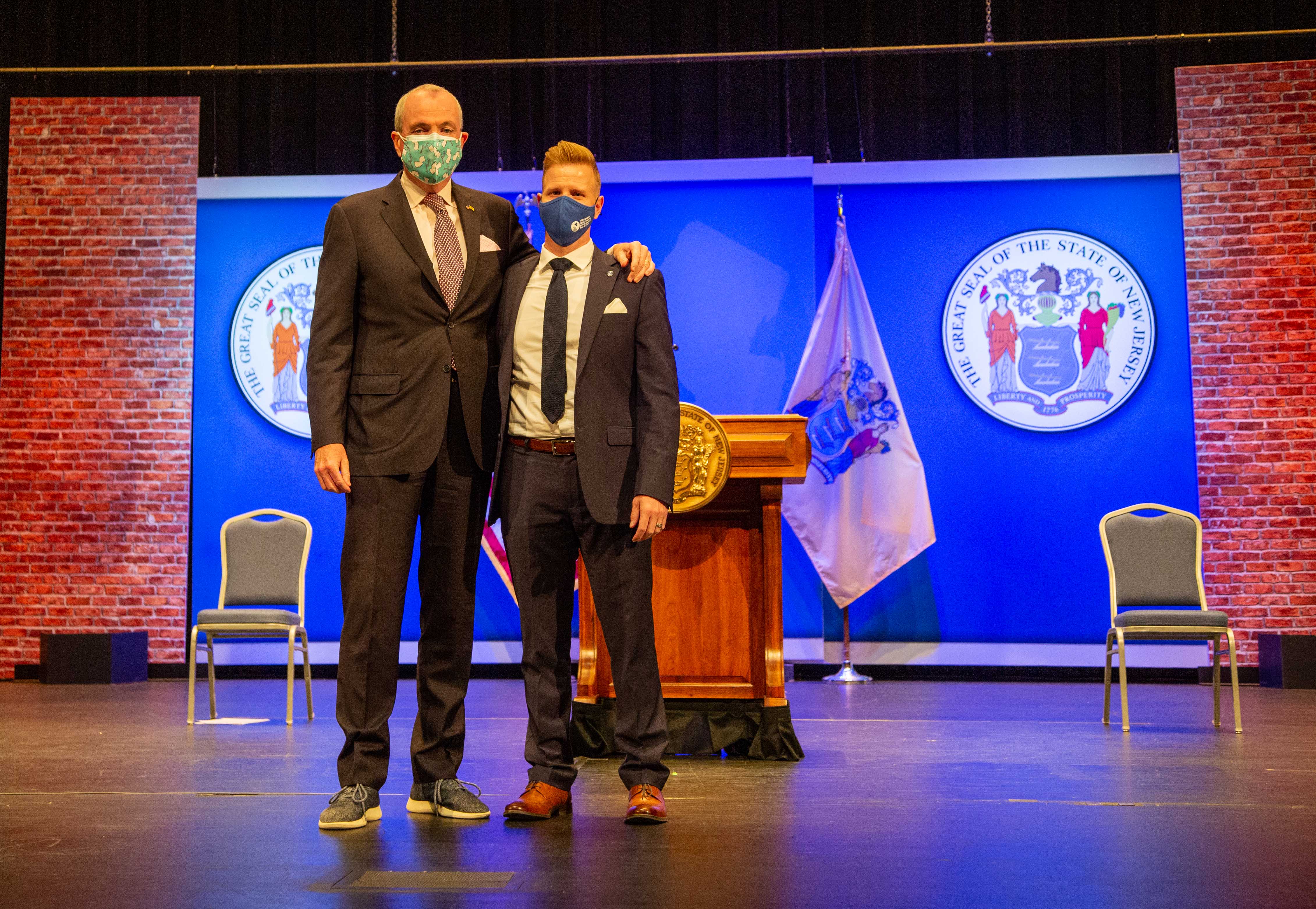 photo: Governor Murphy and Shawn LaTourette
