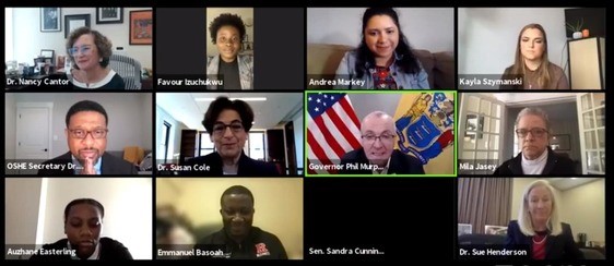 photo: Governor Murphy Conference call