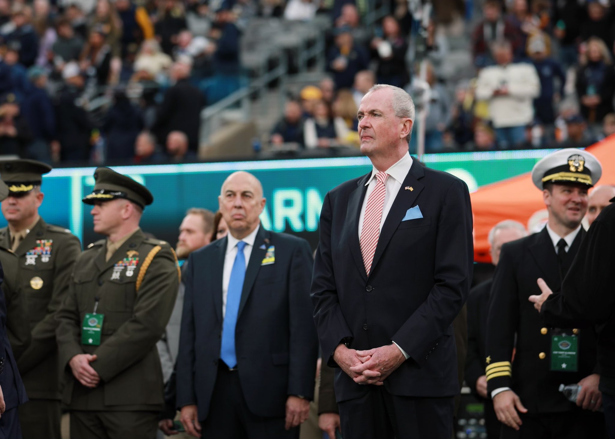 Photo - Governor at Army Navy Football Game