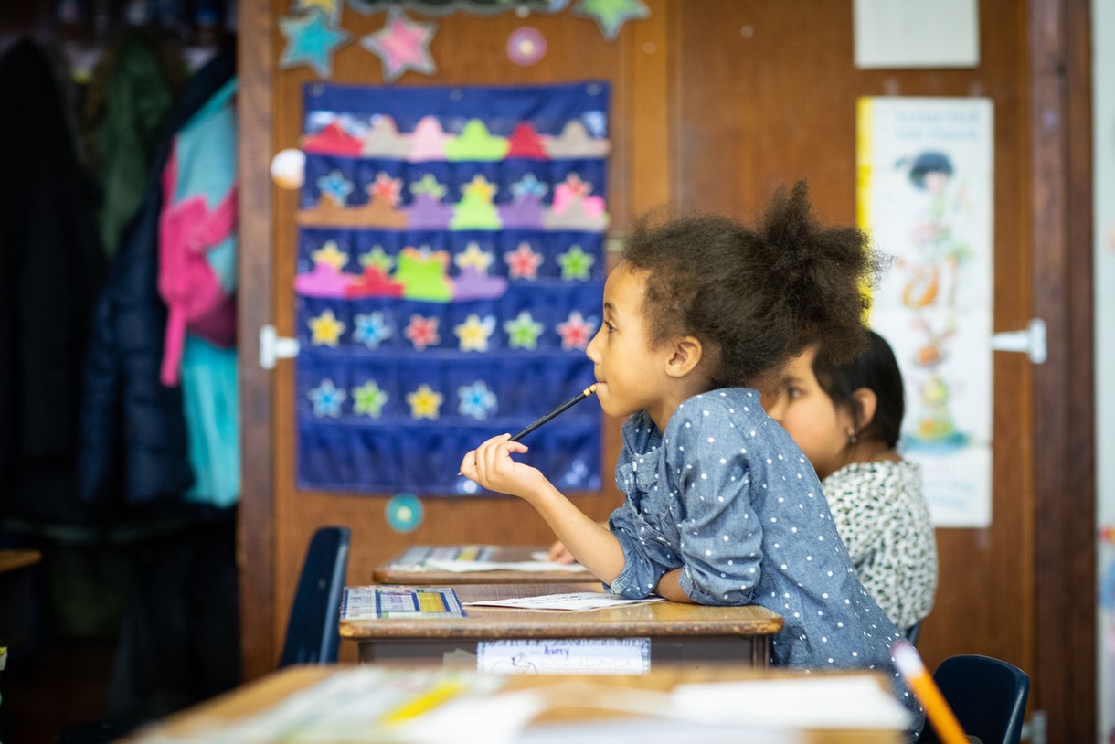 photo contains Kids in a Classroom