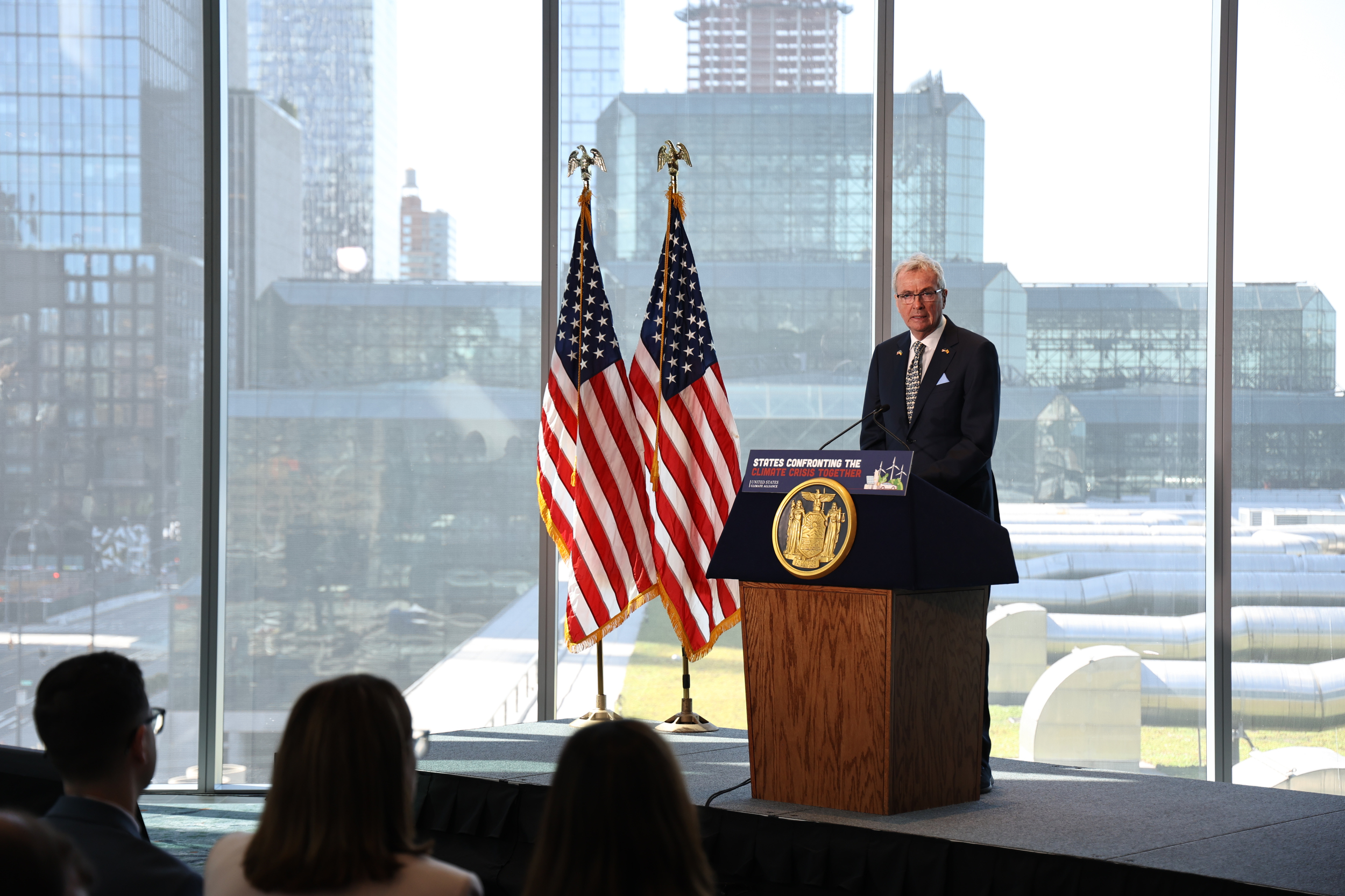 photo of Governor Murphy Speaking at Podium