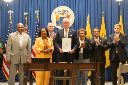 Photo: Governor Murphy with his cabinet members