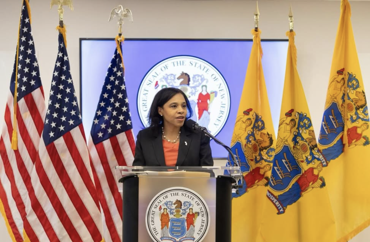 Photo: Lieutenant Governor Tahesha Way giving a speach
