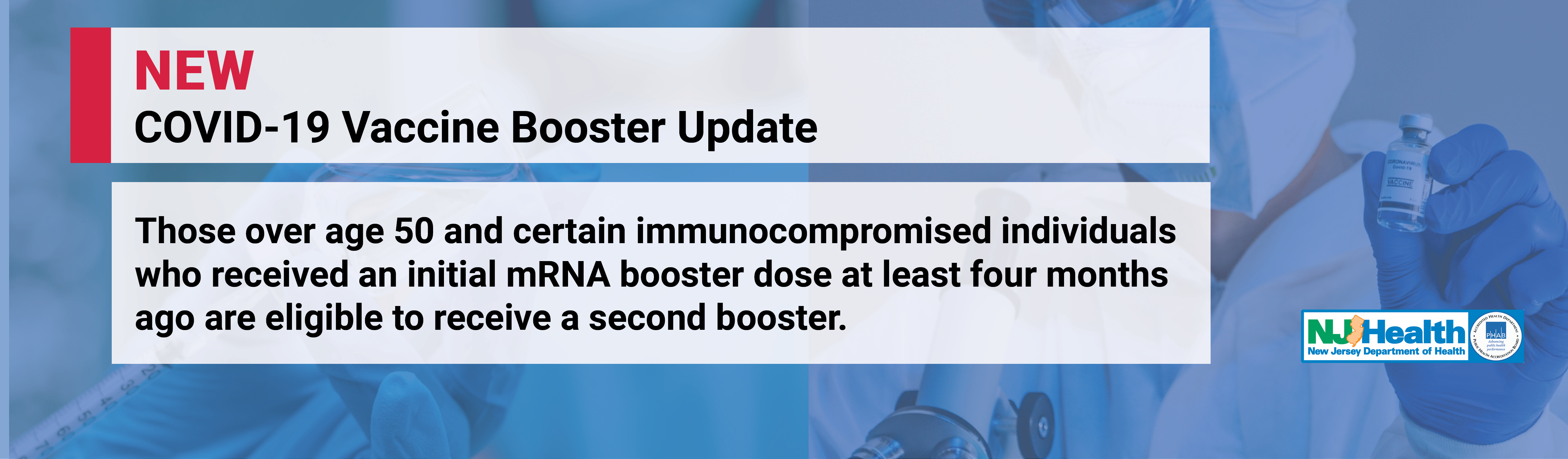 COVID-19 Vaccine Booster Update