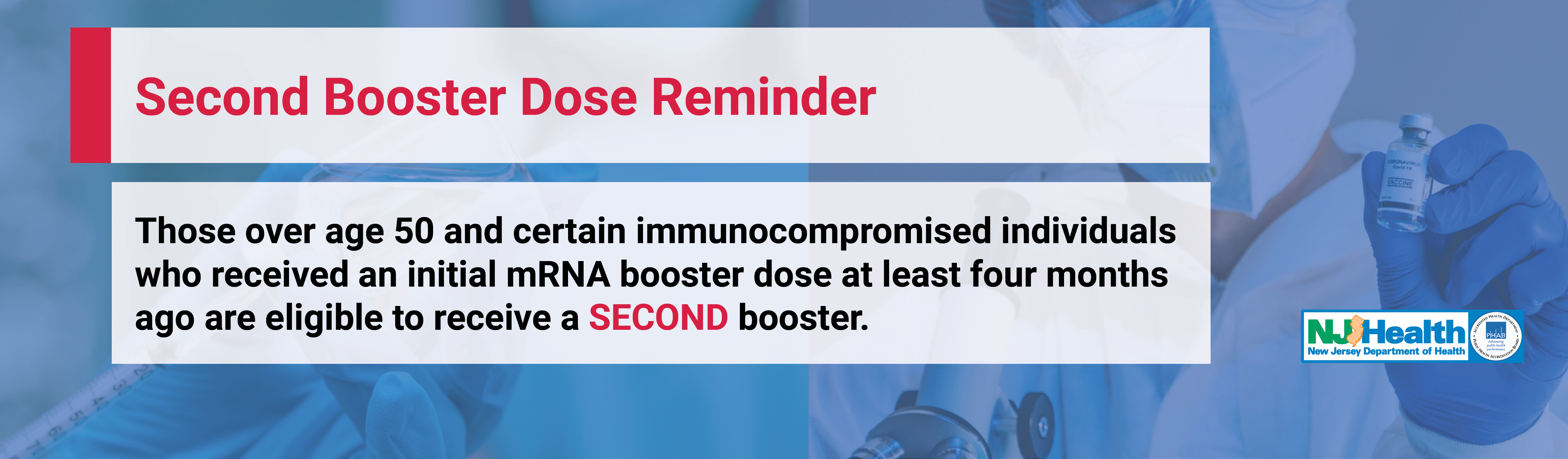Second Booster Dose Reminder