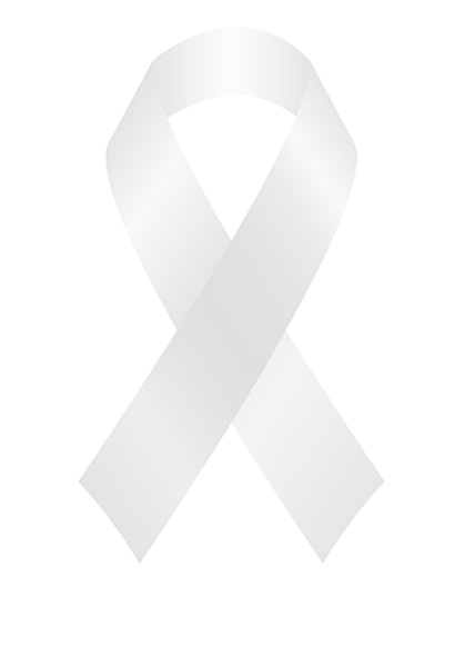 Lung Cancer Ribbon (Grey)