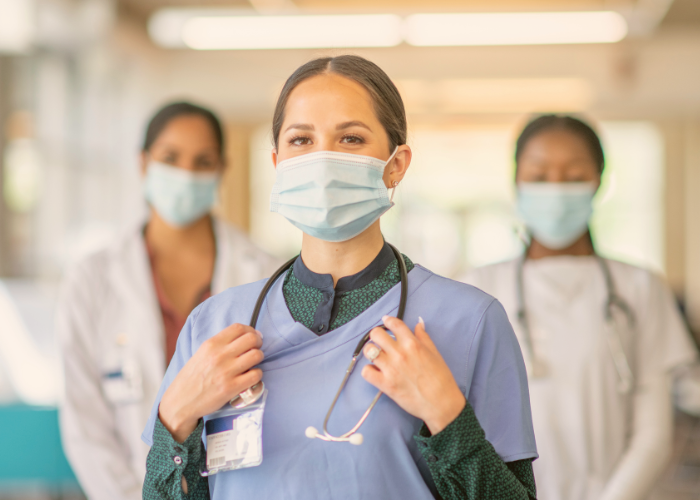 Una profesional de la salud