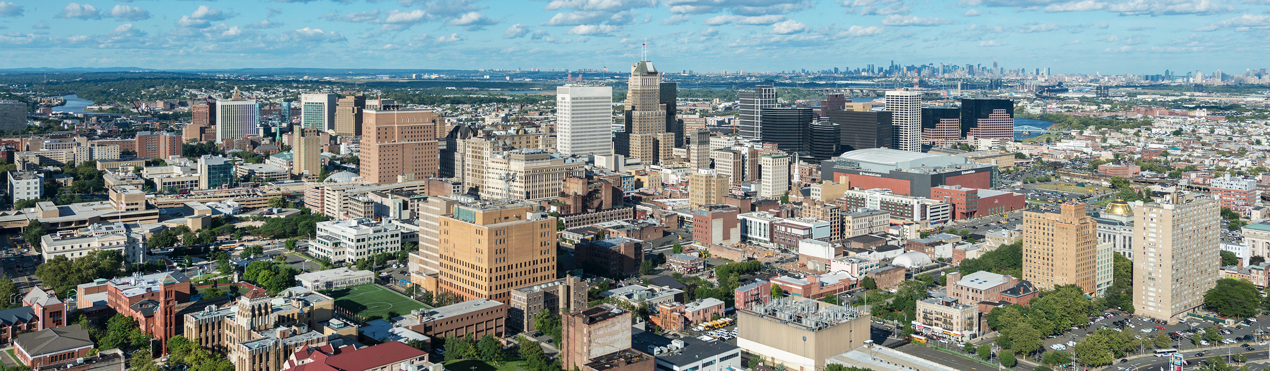 arial view of newark