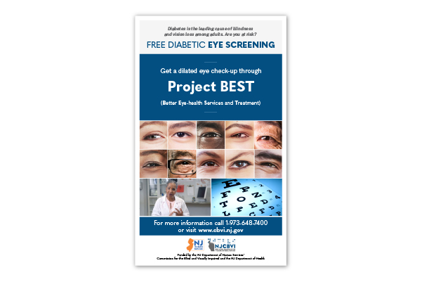 Diabtic Eye Disease Detection brochure front page