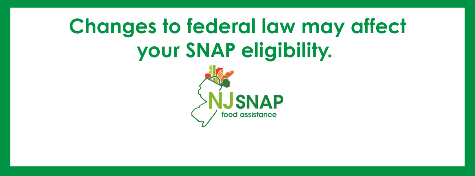nj snap logo with federal changes to program text