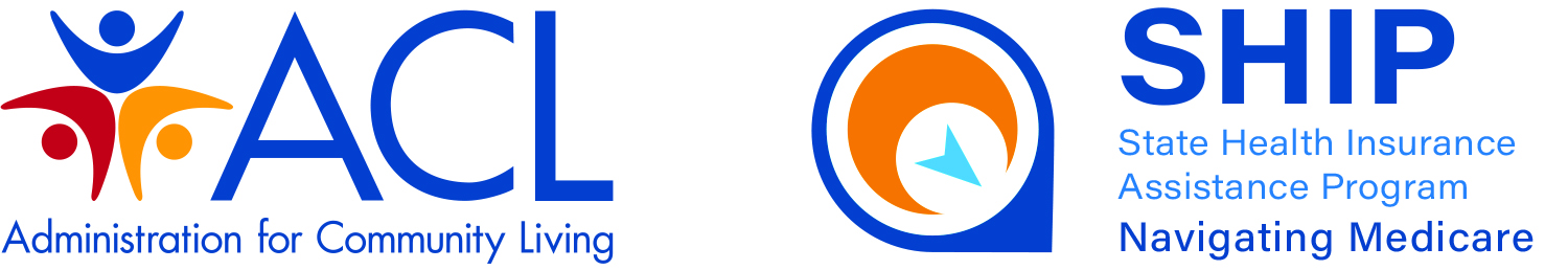 Administration for Community Living logo and SHIP logo