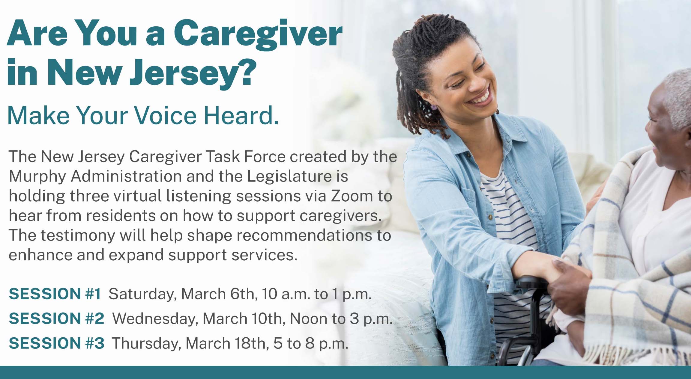 NJ Caregivers Task Force Hearing Registration