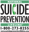 National Suicide Prevention Lifeline 1-800-273-TALK (8255)