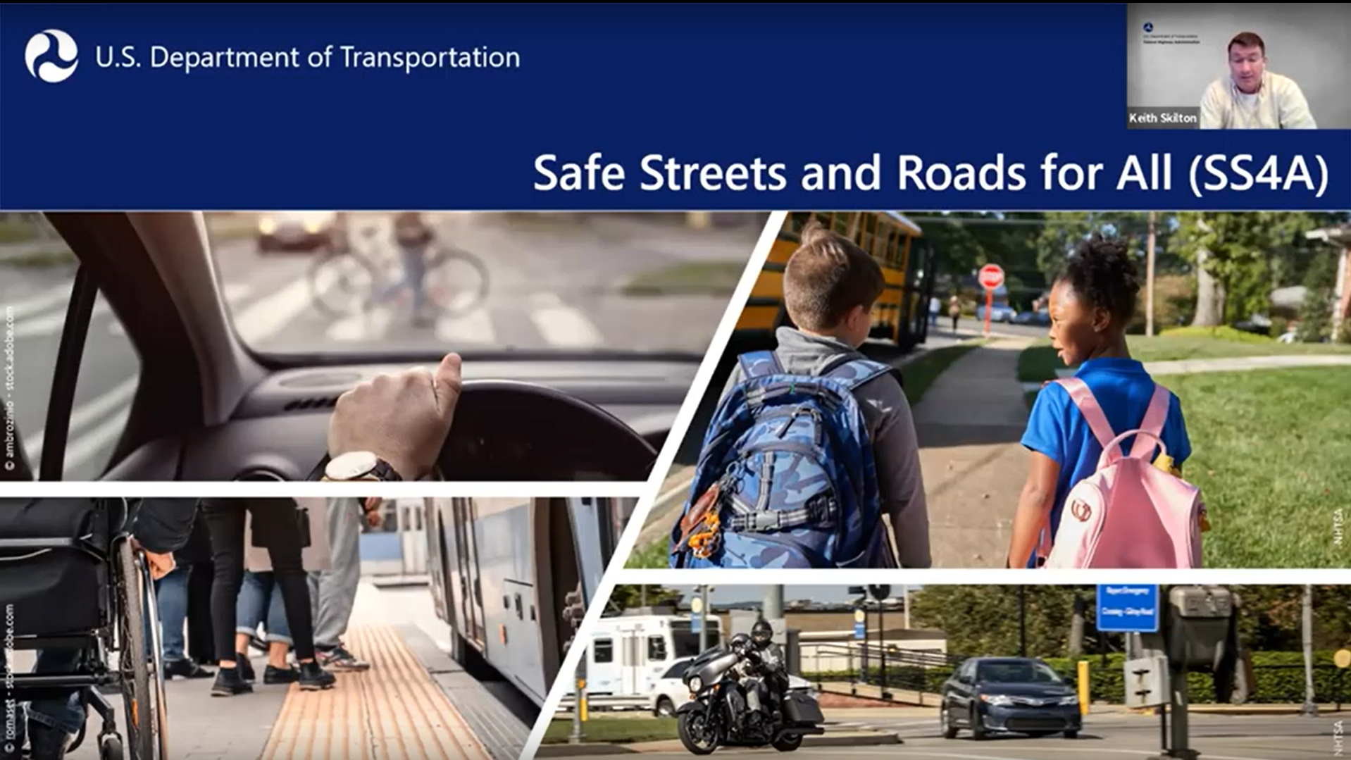 Safe Streets Program Webinar screenshot