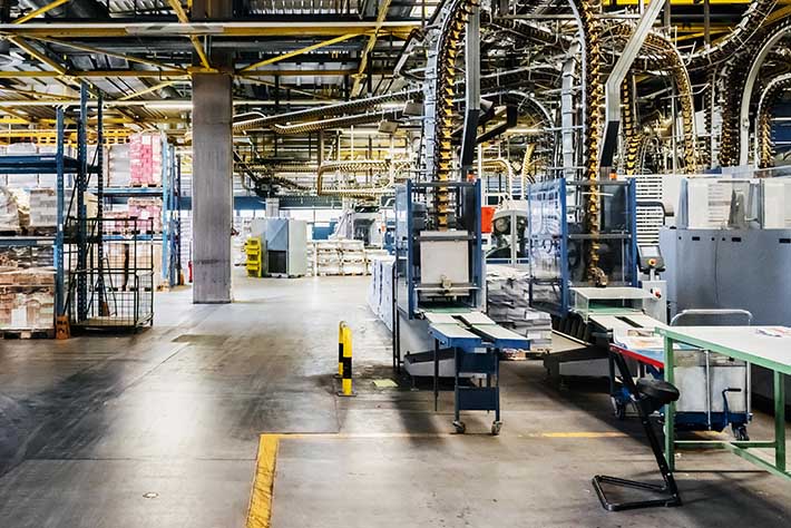 empty factory interior