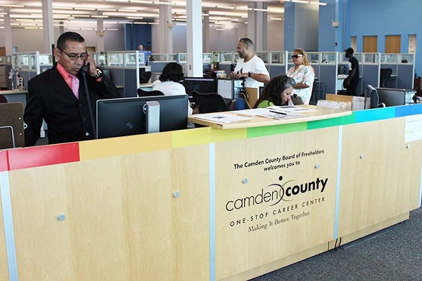shot of interior of Camden County One-Stop Career Center 