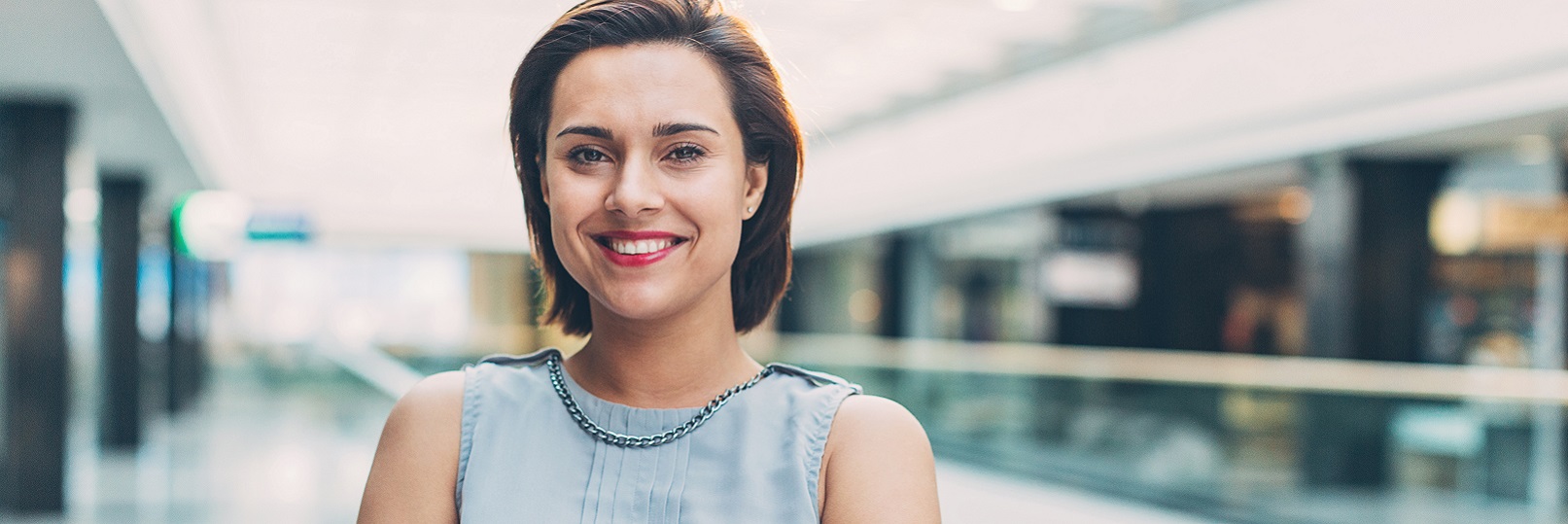 Professional woman posing for camera