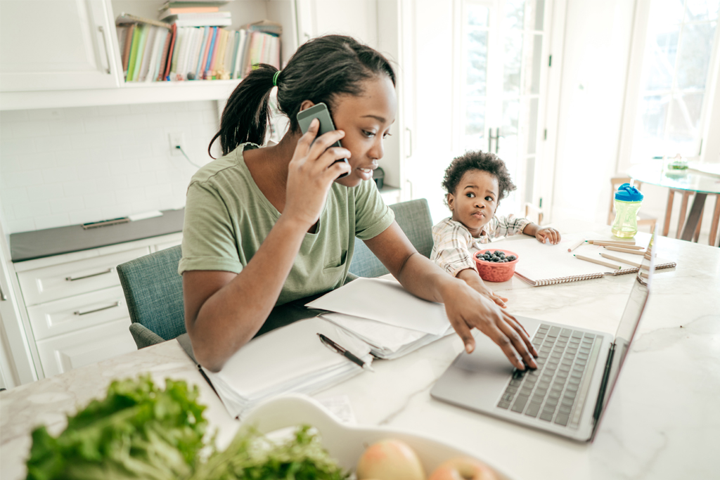 woman talking on a cell phone