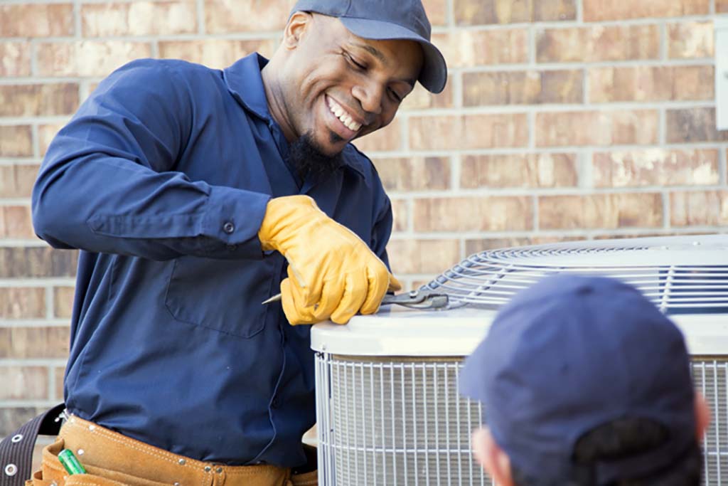 HVAC workers