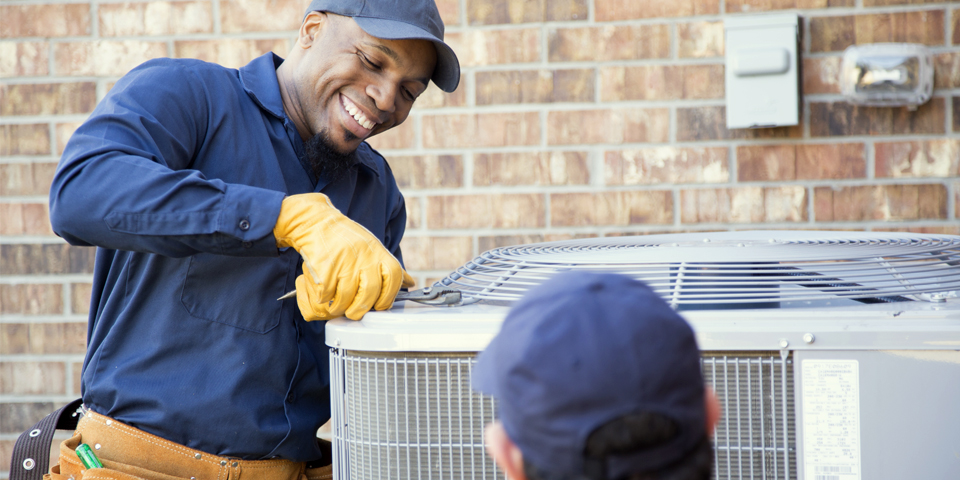 HVAC workers