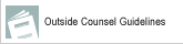Outside Counsel Guidelines