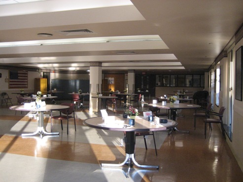 The dining room at Paramus Veterans Home