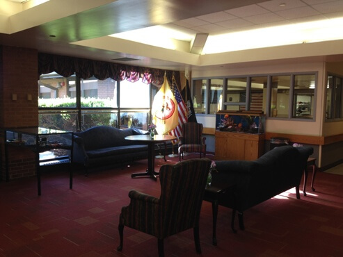 The Lobby room in the Paramus Veterans Home
