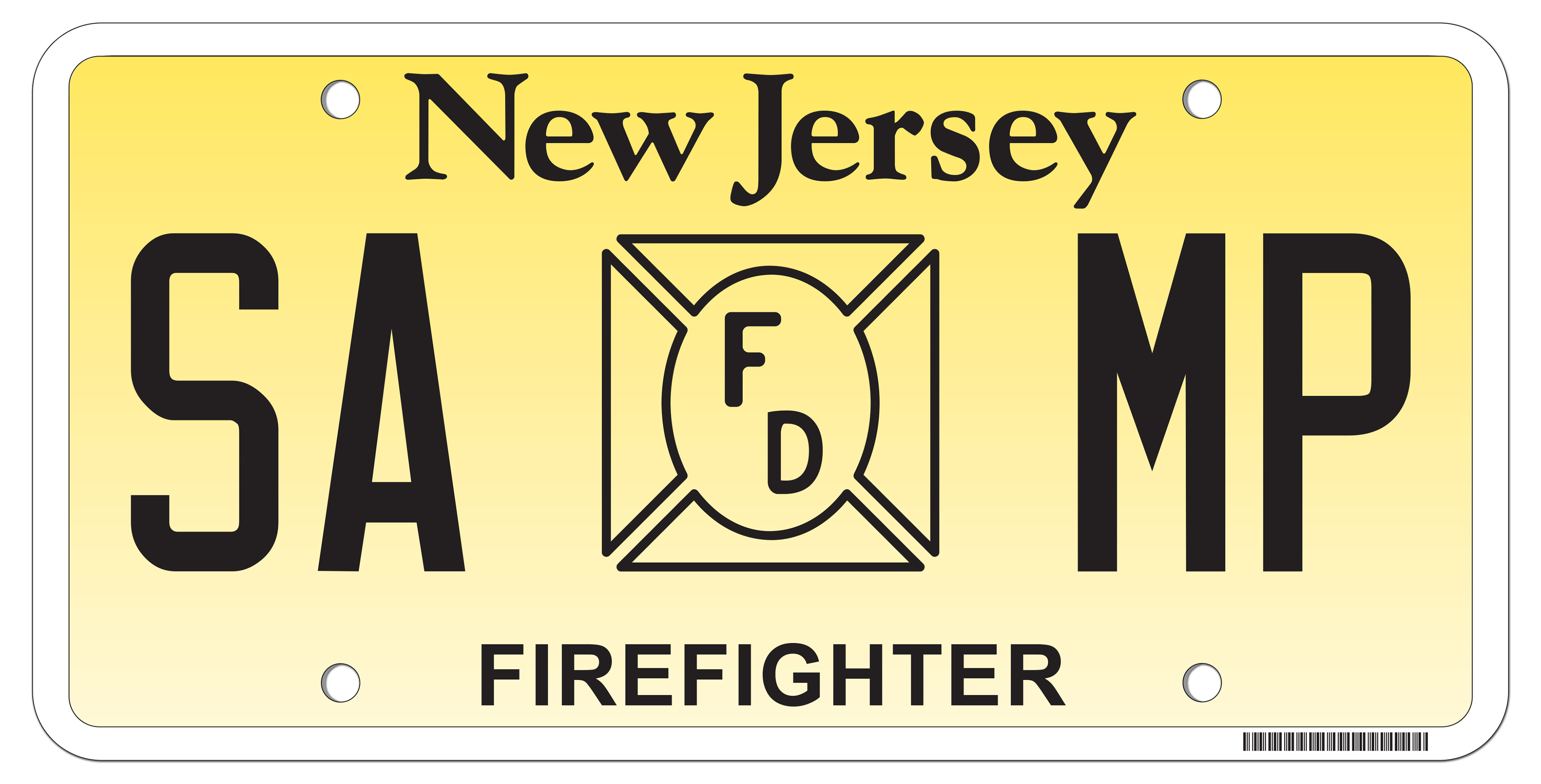 fire fighter plate